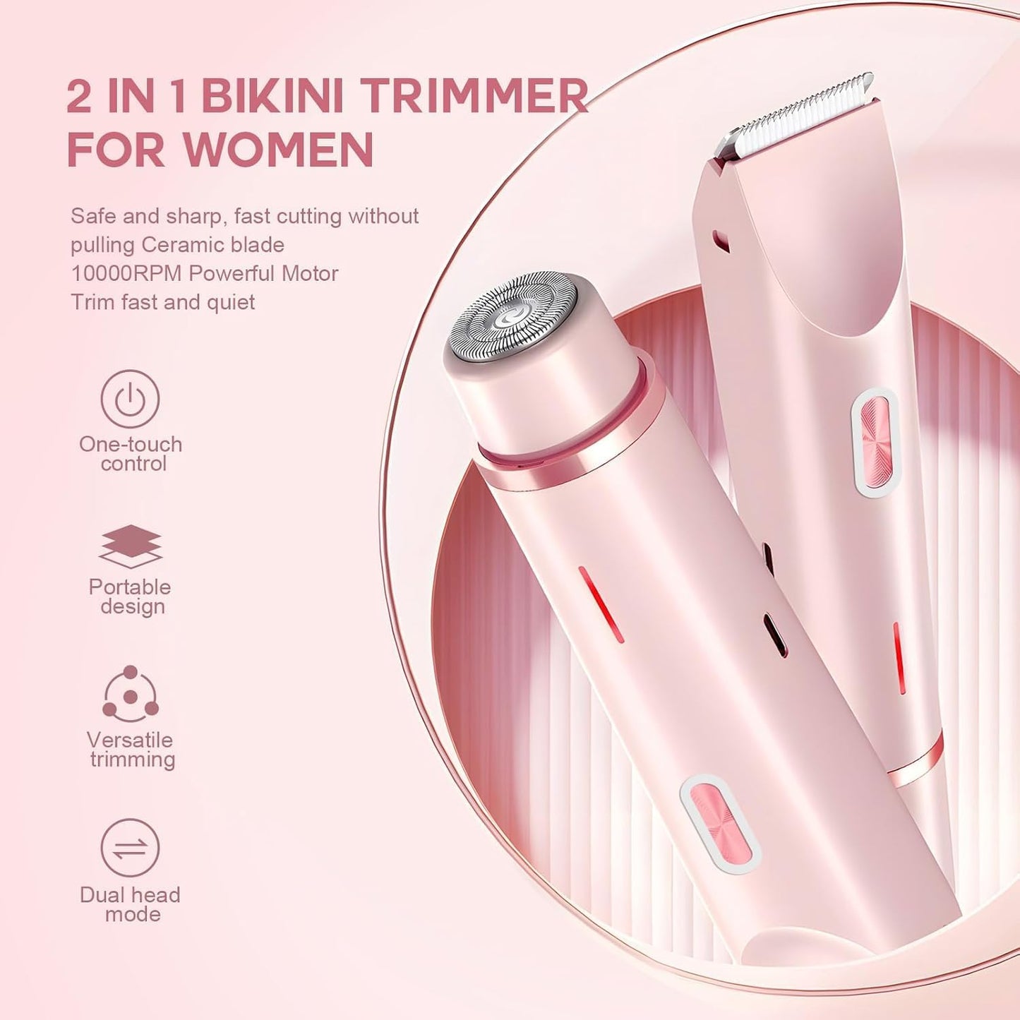 2 in 1 Dual Head Shaver Women | 🔥 40% OFF