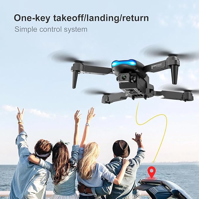Foldable WiFi Camera Drone 720P HD – Altitude Hold, 360° Flip & One-Key Takeoff with Remote Control