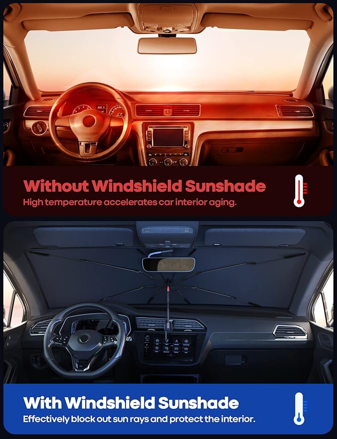 Foldable Car Windshield Sun Shade Umbrella | 40% OFF 🔥