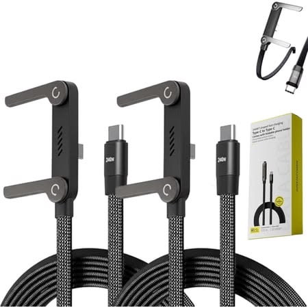 2-in-1 Stand Charging Cable | 🔥 28% OFF