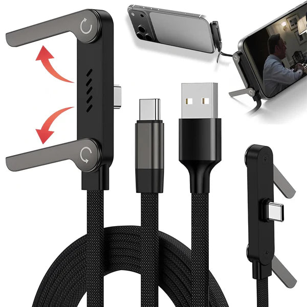 2-in-1 Stand Charging Cable | 🔥 28% OFF