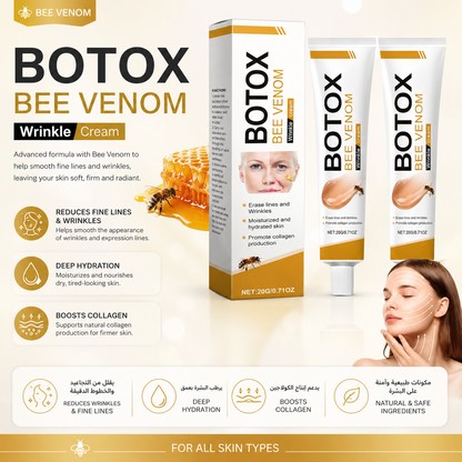 Bee Venom Anti-Wrinkle Face Cream – Moisturizing & Firming Skin Care