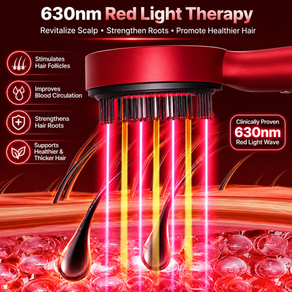 Scalp Massage Brush with Oil Applicator