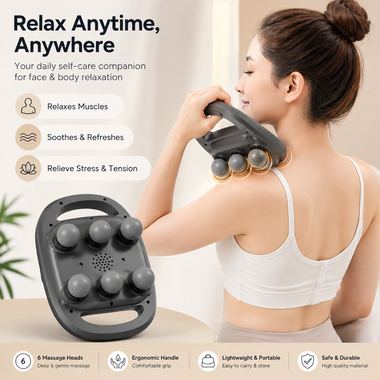 6-Head Facial & Body Massager
