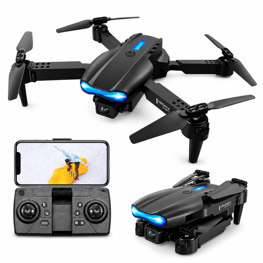 Foldable WiFi Camera Drone 720P HD – Altitude Hold, 360° Flip & One-Key Takeoff with Remote Control