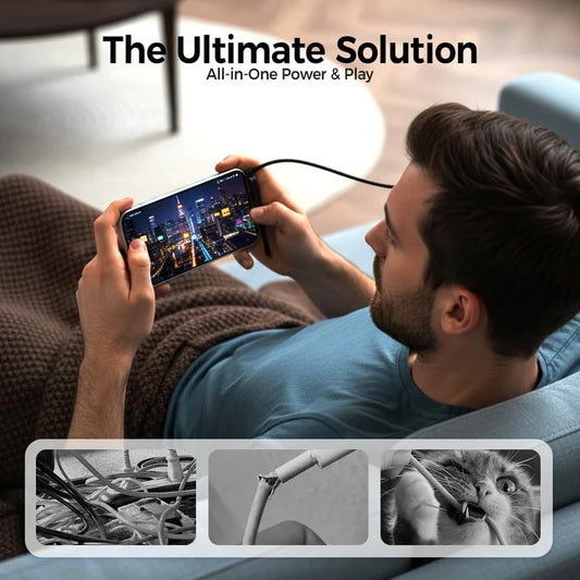 2-in-1 Stand Charging Cable | 🔥 28% OFF