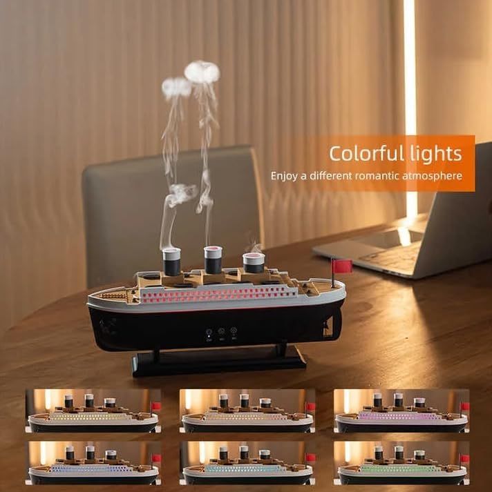 Luxury Titanic Ship Humidifier & Aroma Diffuser | 🔥 42% OFF